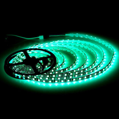 SUPERNIGHT 5050 RGB LED Strip – 16.4ft Decorative Cove Lighting for Black Furniture and Entertainment Centers