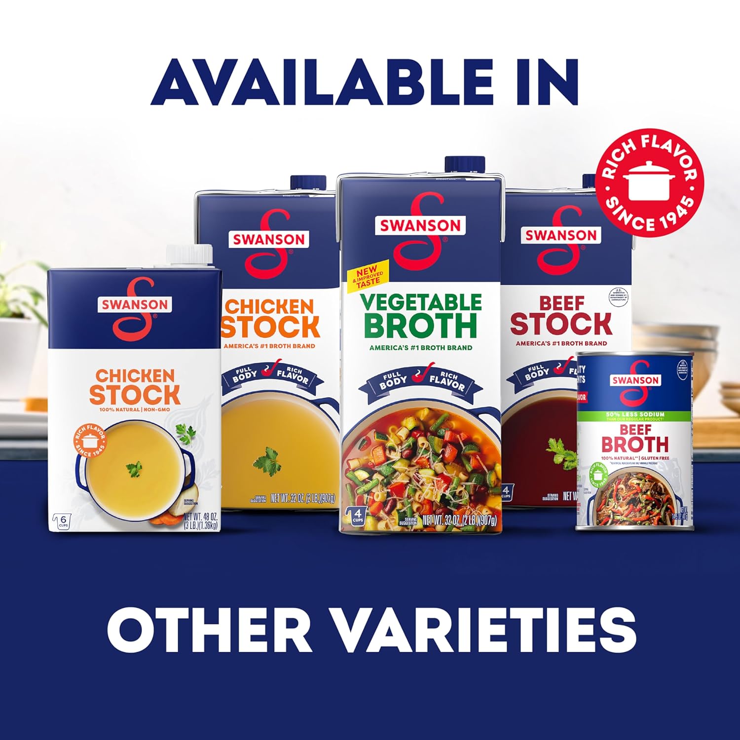 Swanson Chicken Ramen Cooking Broth – Practical Holiday Gift for College Students and Young Professionals, 32 oz