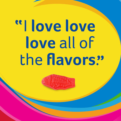Swedish Fish Mini Chews – Lunchbox and Work Bag Stash for Long Office Days, Home Office Focus Breaks, 24 Sealed 2 oz Bags