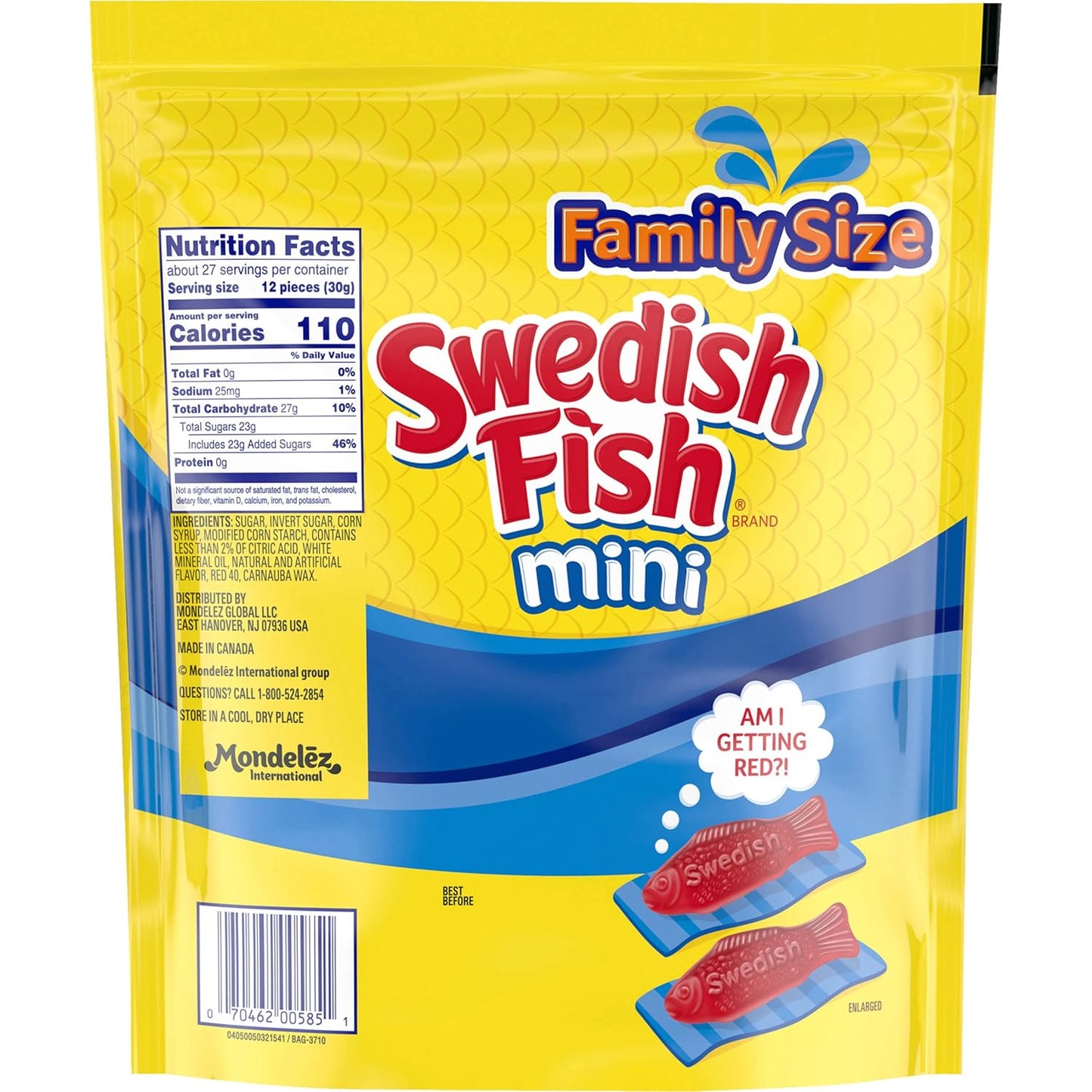 SWEDISH FISH Soft & Chewy Candy Outdoor Movie Night Snacks, 12 Pack 3.1 oz Boxes