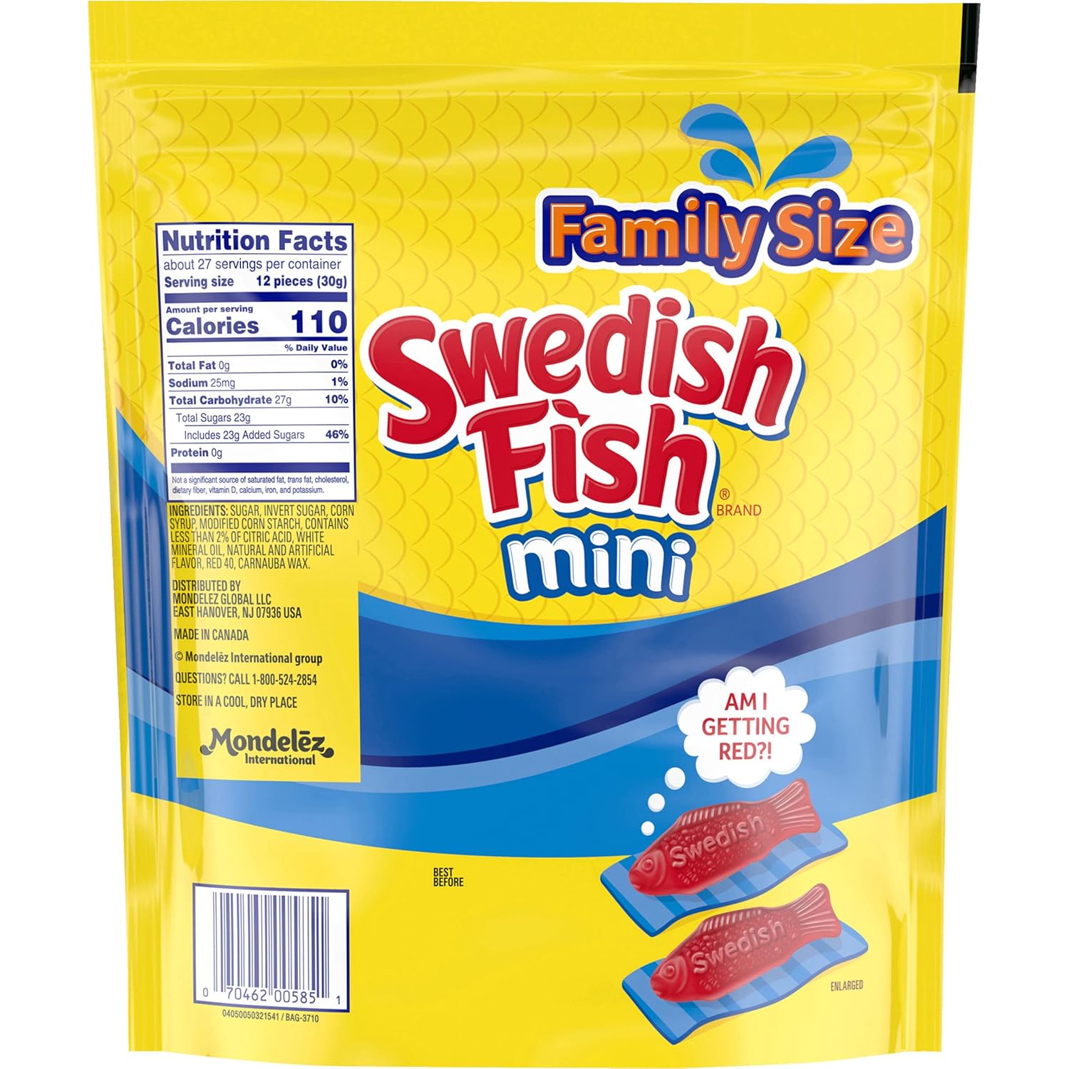 SWEDISH FISH Soft & Chewy Candy Outdoor Movie Night Snacks, 12 Pack 3.1 oz Boxes