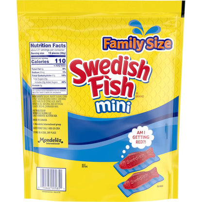 SWEDISH FISH Soft & Chewy Candy Outdoor Movie Night Snacks, 12 Pack 3.1 oz Boxes
