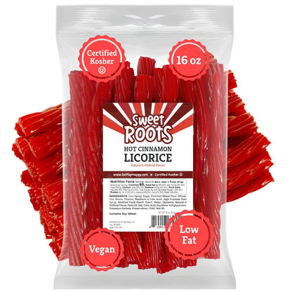 Sweet Roots Blue Raspberry Licorice Twists – 1 Lb Vegan and Gluten-Free Chewy Candy for Mindful Snacking at the Home Office