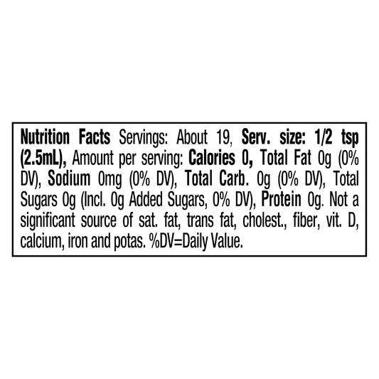 sweet tea flavor made with other natural flavors