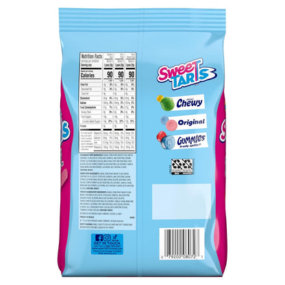 SweeTARTS Ropes 15 oz Three-Flavor Bag – Individually Wrapped Office Candy for Coworker Sharing and Client Reception