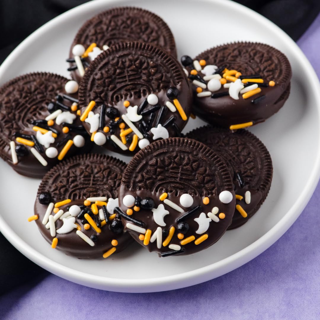 Sweets Indeed Natural Halloween Sprinkles – No Artificial Color Edible Topper for Allergy Prone Family Baking