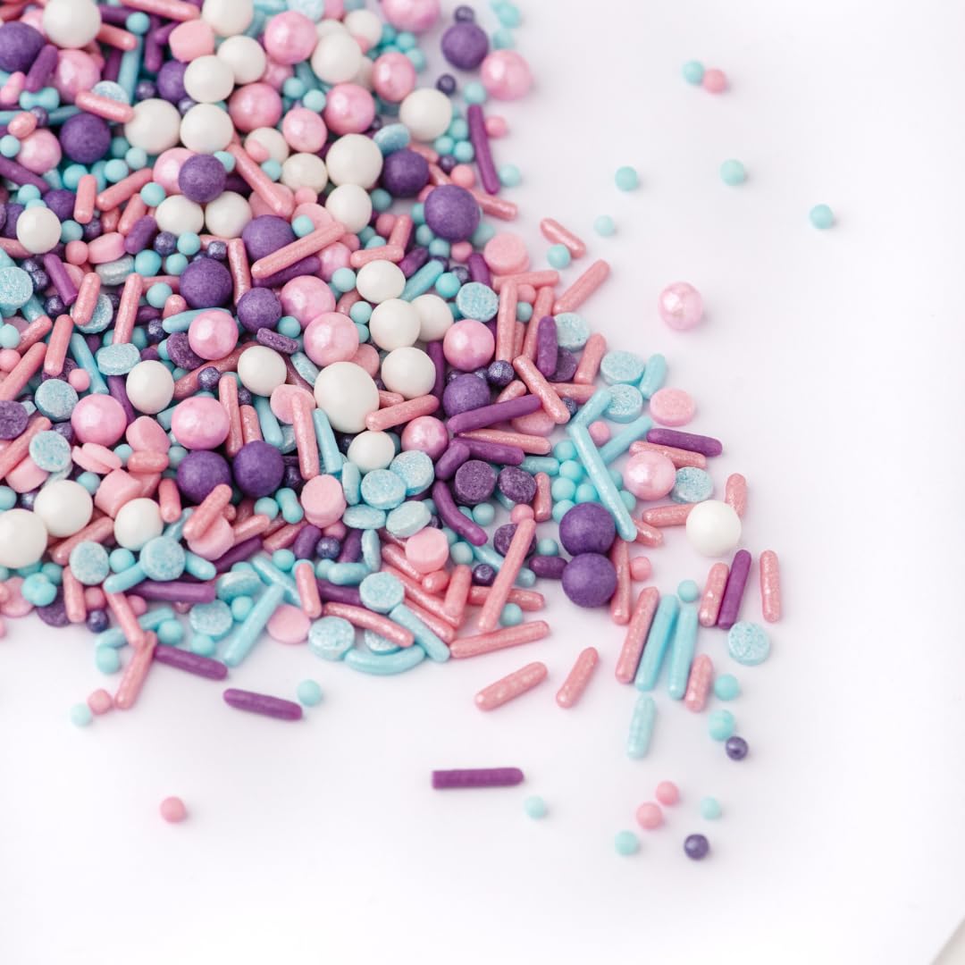 Sweets Indeed Sprinklefetti High End Candy Flavored Sprinkle Medley – Polished Dessert Garnish for Dinner Parties, Holiday Tables, and Gift Trays