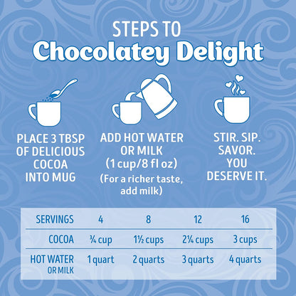 Swiss Miss Hot Cocoa with Mini Marshmallows – Easy-Grip Bulk Canister for Hosting and Everyday Indulgence