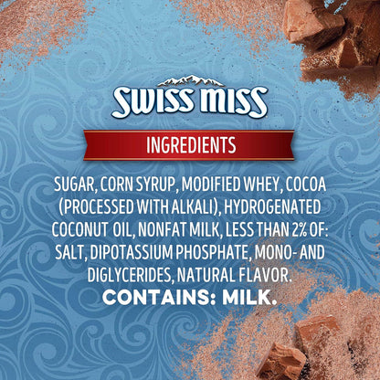 Swiss Miss Single-Serve Cocoa Packets – Easy Warm Drink for Children's Bedtime Ritual