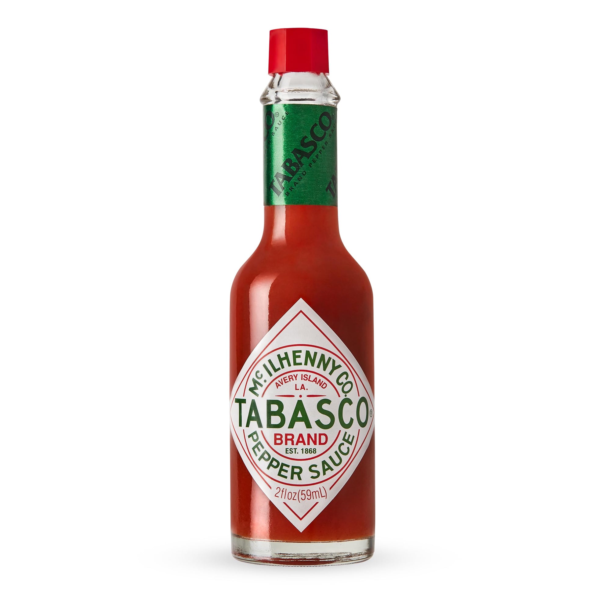 Tabasco Original Red Hot Sauce – Three Ingredient Clean Label Condiment for Wellness Pantry, 5 oz