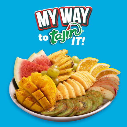 Tajín Reduced Sodium Seasoning 5 oz for Clean-Eating Kitchens, Guilt-Free Fruit Topping and Cocktail Rim