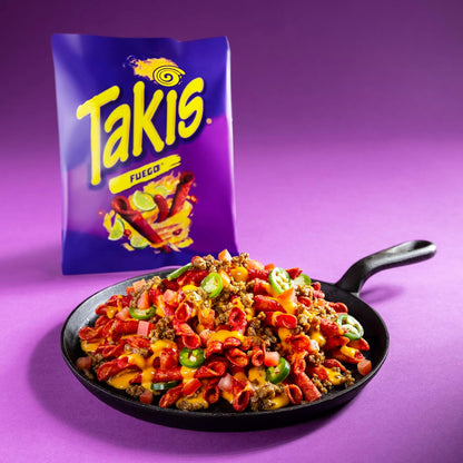 Takis Rolled Corn Chips Snack Variety – Kids Bedroom and Pantry Snack Stash, 18 Single-Serve Bags in Five Flavors