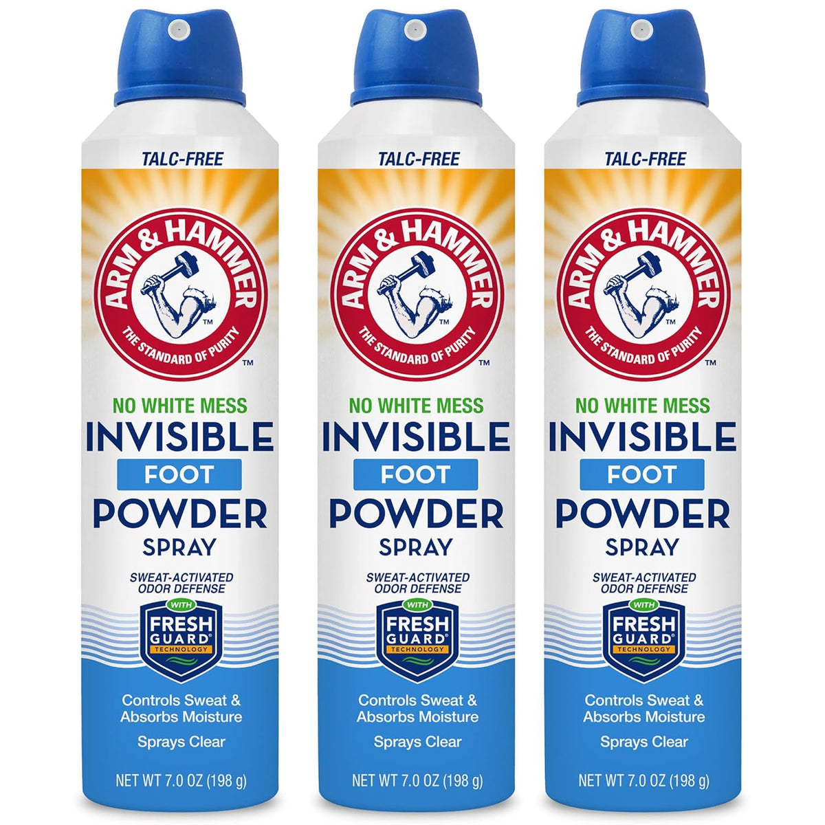talc-free invisible clear spray that goes on without white residue