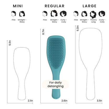 Tangle Teezer Ultimate Detangler Brush – Road Trip Travel Brush, Durable and Portable for Weekend Getaways