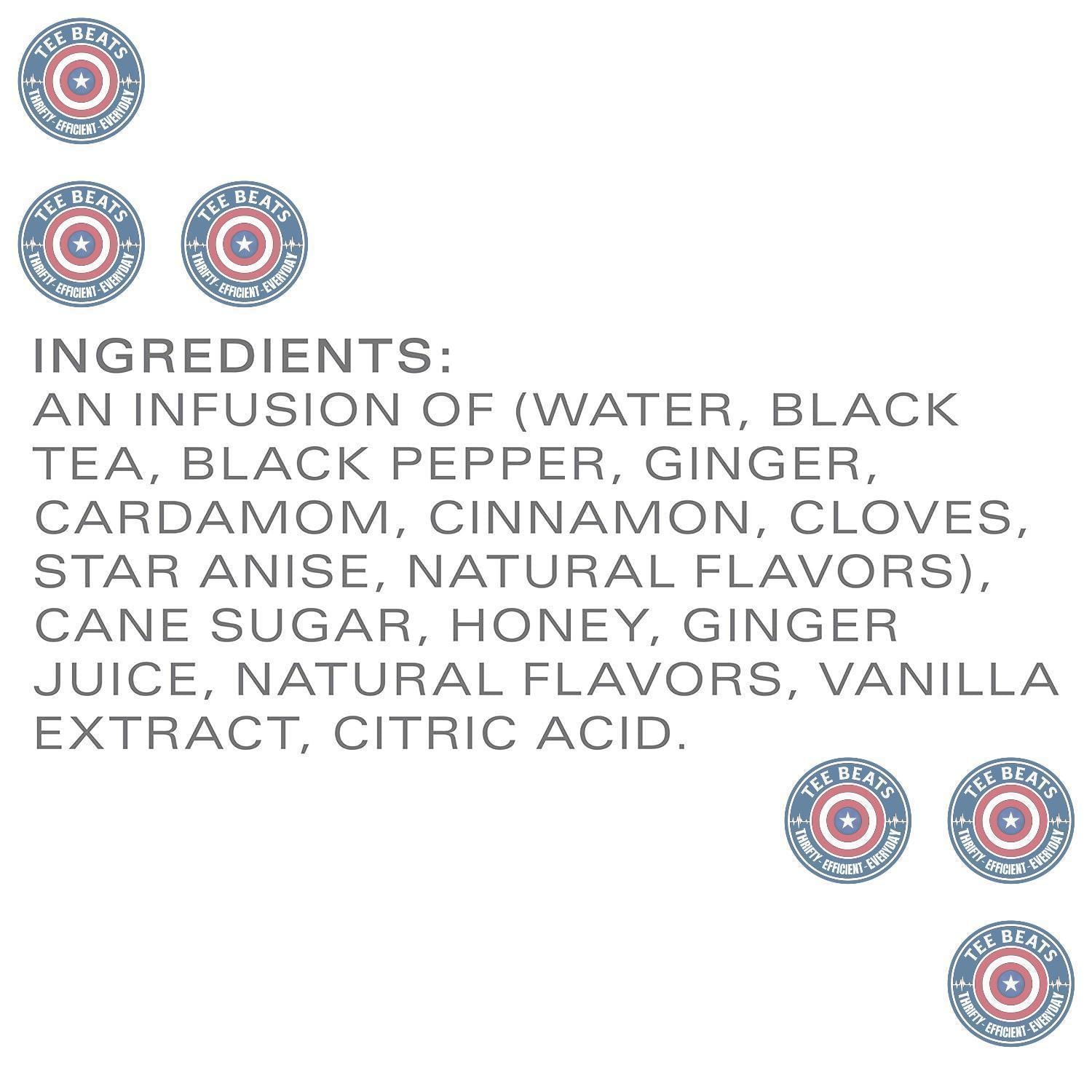 TAZO Chai Latte Tea Concentrate – One Cartion Multi Purpose Drink Base for Less Is More Home, 32 oz Carton