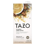 TAZO Chai Latte Tea Concentrate – One Cartion Multi Purpose Drink Base for Less Is More Home, 32 oz Carton
