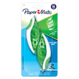 Paper Mate Liquid Paper DryLine Grip Correction White Tape, 2 Count – Compact Two-Pack for Intentional Workspaces and Simple Office Setups