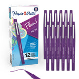 Paper Mate Flair Felt Tip Pens in Vivid Purple – 0.7mm Quick-Dry Medium Point for Desk Workflow and Planners