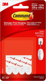 Command Small Refill Strips – Practical Holiday Gift for College Students Moving Into Dorms