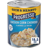 Progresso Ready-to-Eat Chicken Corn Chowder — Hearty Low-Prep Meal That Supports Dietary Restrictions, 18.5 oz Can