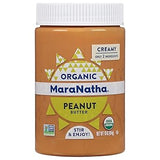 MaraNatha Organic Creamy Peanut Butter for Intentional Meal Prep, No-Additive Nut Butter