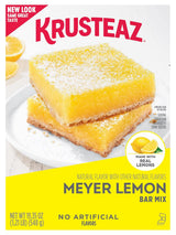 Krusteaz Meyer Lemon Bar Mix – Valentine's Day Gift for Her, Homemade-Style Dessert in Minutes