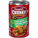 Campbell's Chunky Healthy Request Chicken and Sausage Gumbo Soup, 18.8 Oz Can – Backcountry Campsite Heat-and-Eat Dinner