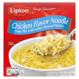 Lipton Recipe Secrets Instant Chicken Noodle Soup – Effortless Single-Bowl Meal for Clean and Uncluttered Meal Prep, Ready in 5 Minutes