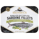 Brunswick Boneless Butterflied Sardine Fillets – Desk Pantry Protein for Home Office