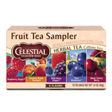 Celestial Seasonings Fruit Tea Sampler – Affordable Valentine's Day Gift for Her, Five Caffeine-Free Flavors