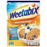 Weetabix Whole Grain Cereal – Stay Full Longer Breakfast for Focused Workdays, 14 oz Box
