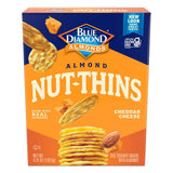 Blue Diamond Almonds Nut Thins Cheddar Cheese – Crunchy Almond Cracker for Entertaining Hostess and Holiday Gifts