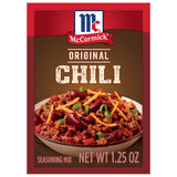 McCormick Original Chili Seasoning Mix for Efficient Meal Prep, 4 Servings Per Packet