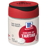 McCormick Cream Of Tartar 1.5 oz – Pure Tartaric Acid for Clean-Eating Holiday Desserts