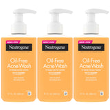 Neutrogena Salicylic Acid Acne Treatment – Dermatologist-Tested Cleanser Free of Harsh Scrubs, Oil-Free Pump for Over-Dry-Free Acne Care