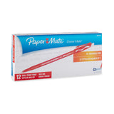 Paper Mate EraserMate Erasable Pen 1.0mm Black 12-Pack – Stocking Stuffer for Students and Office Workers