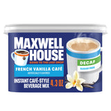 Maxwell House Instant Flavored Coffee – Warm Aesthetic for Apartment Coffee Corner, Suisse Mocha, 9 oz