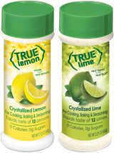 True Lemon Two Pack - Clean Label Lemon and Lime Shakers for Intentional Home Cooks, No Additives