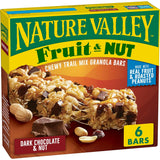 Nature Valley Chewy Granola Bars – Good Source of Protein Snack for Active Adults, Dark Chocolate Nut 15 ct