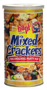 Hapi Snacks Mixed Crackers 4-Pack Bundle – Stackable Snack Cans for Backyard BBQs and Outdoor Entertaining