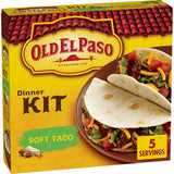 Old El Paso Soft Taco Dinner Kit, Clean and Simple Dinner Kit for First Apartments