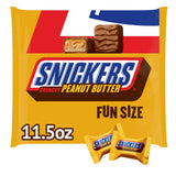 SNICKERS Peanut Butter Squared Individually Wrapped Candy for Camping Trips and Outdoor Movie Nights, 11.5oz