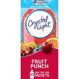 Crystal Light Lemon Iced Tea Caffeine-Free Powdered Drink Mix – Low-Calorie Mindful Hydration Companion for Home and Travel, 120 Single-Serve Packets