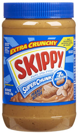 SKIPPY Super Chunk Peanut Butter – Workplace Communal Kitchen Spread for Group Snacks and Sandwiches, 40 oz