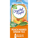 Crystal Light Peach Mango Green Tea Powdered Drink Mix – Portable Low-Calorie Tea for Long Study and Deep-Work Sessions