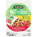 PLANTERS NUT-rition Heart Healthy Five-Nut Mix – Commuter and Office Snack Pouches for Working Professionals, No Refrigeration Needed at the Desk