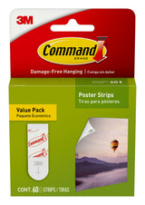 Command Poster Hangers Value Pack – Family-Friendly Damage-Free Hanging for Playroom and Nursery Wall Decor