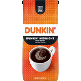 Dunkin' Ground Coffee Dark Roast – Strong Office Break Room Supply for Shared Team Use, 11 oz