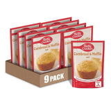 Betty Crocker Cornbread and Muffin Baking Mix, 6.5 oz (Pack of 9) – Shelf-Stable Side Dish for Outdoor Potlucks and Picnics