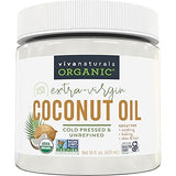Viva Naturals Organic Coconut Oil – Valentine's Day Gift for Couples, Romantic Self-Care Cooking & Massage Oil